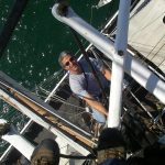 Mike Gibbs - main topmast crosstrees - Star of India