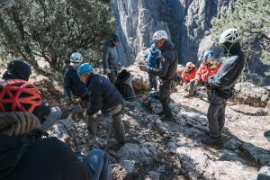 Black Canyon Ranger Coordinating Rescue Effort